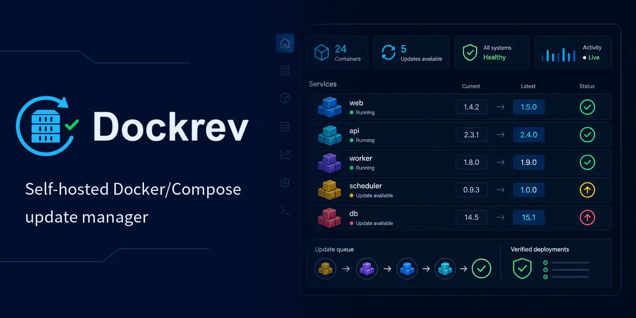 Dockrev 项目界面与功能概览